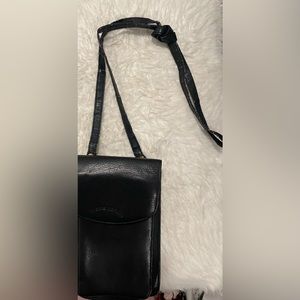 Vintage leather Pierre Cardin crossbody bag